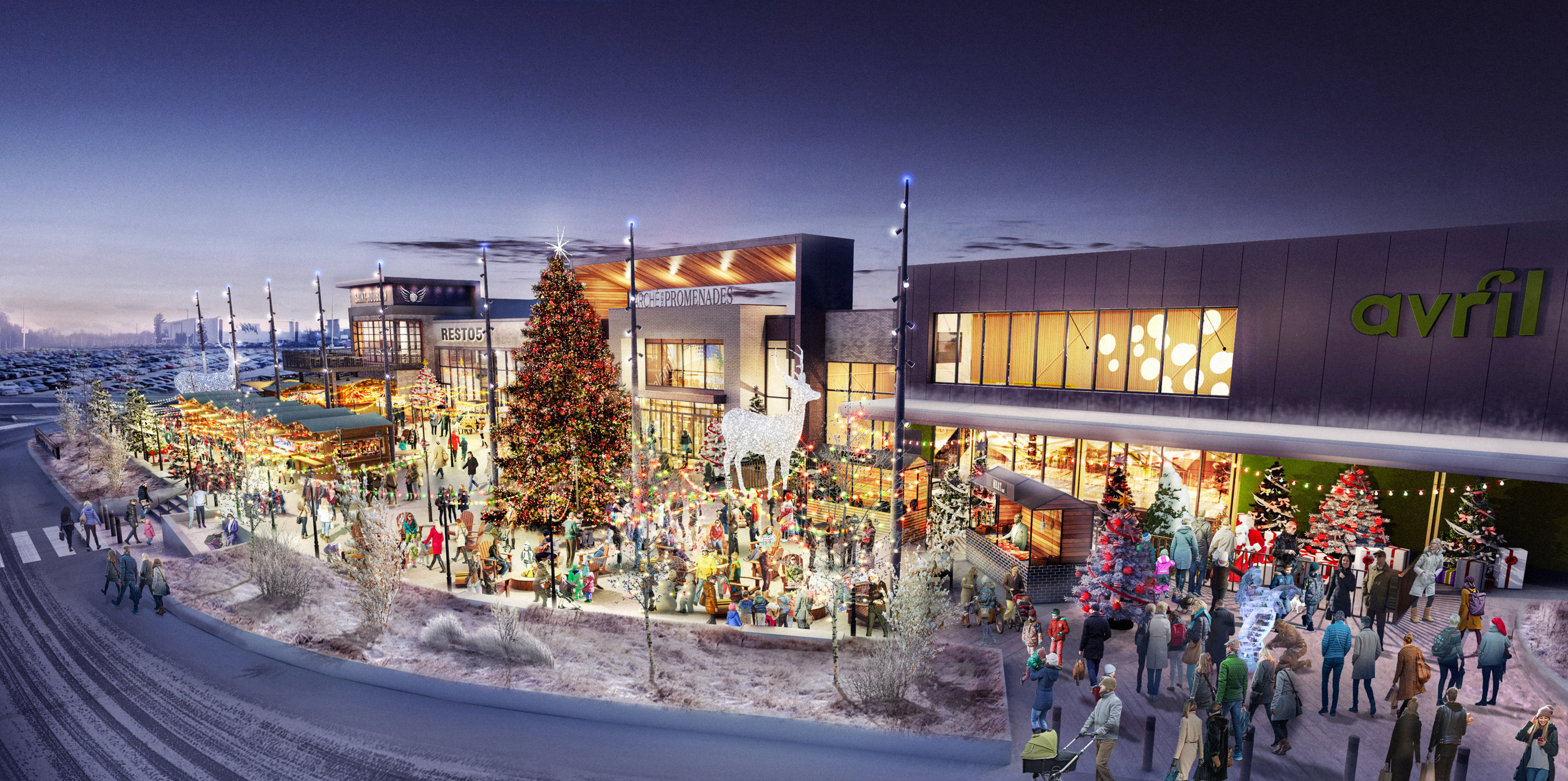 Cadillac Fairview dévoile le plan de son Marché des Promenades