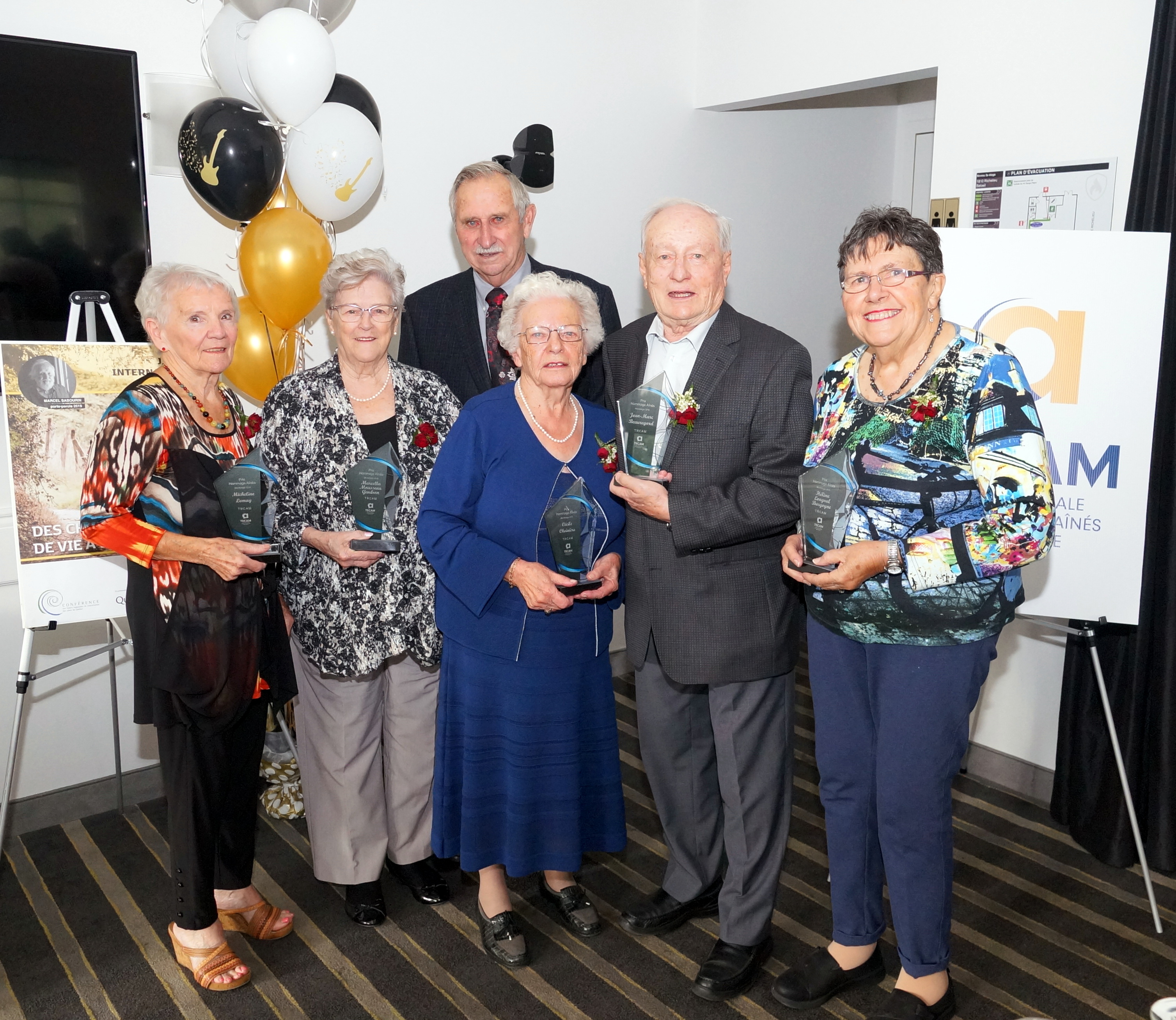 Cinq aînés de la Montérégie honorés par leurs pairs