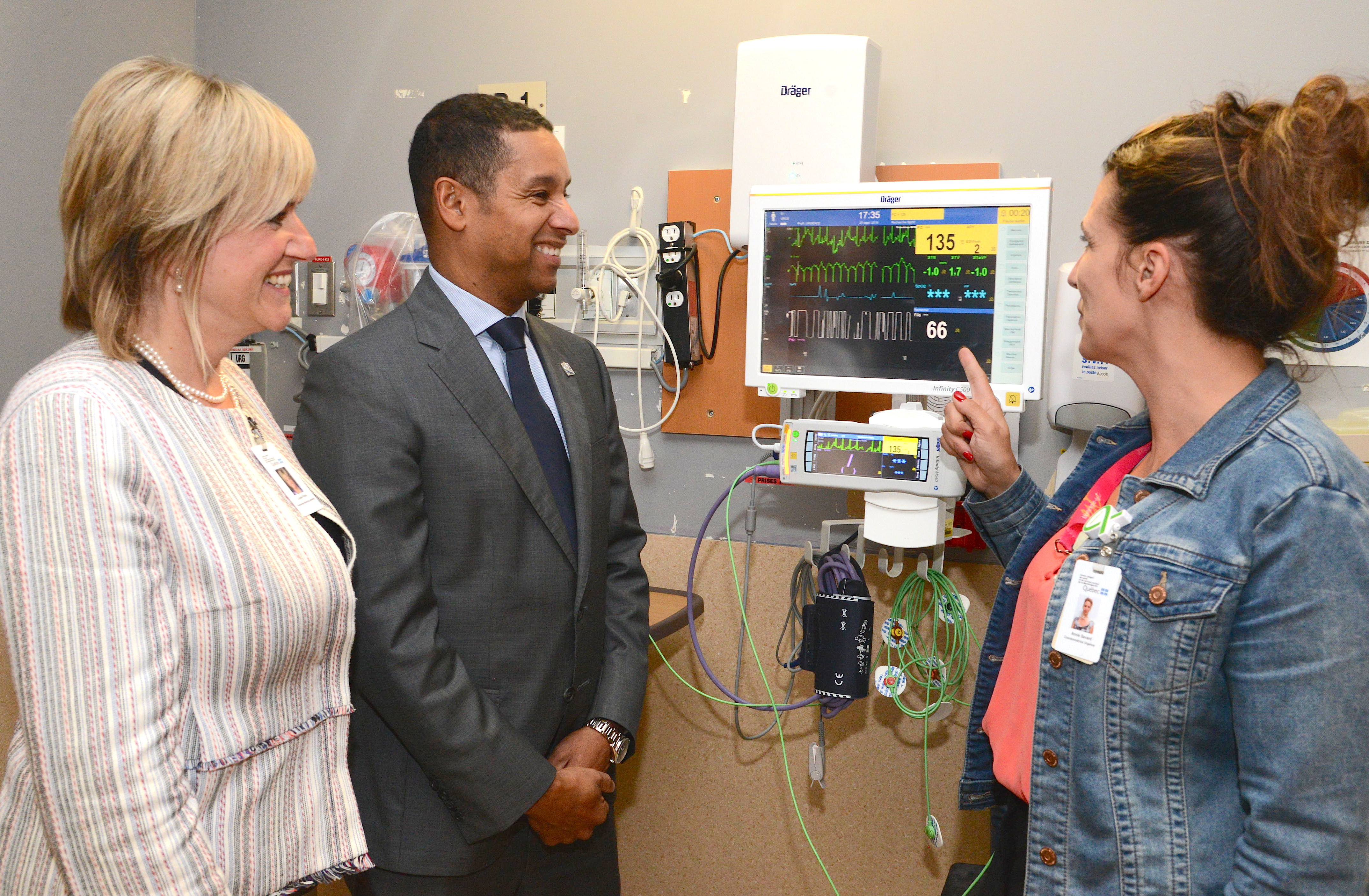 Renouvellement du parc de moniteurs cardiaques à l’hôpital Pierre-Boucher
