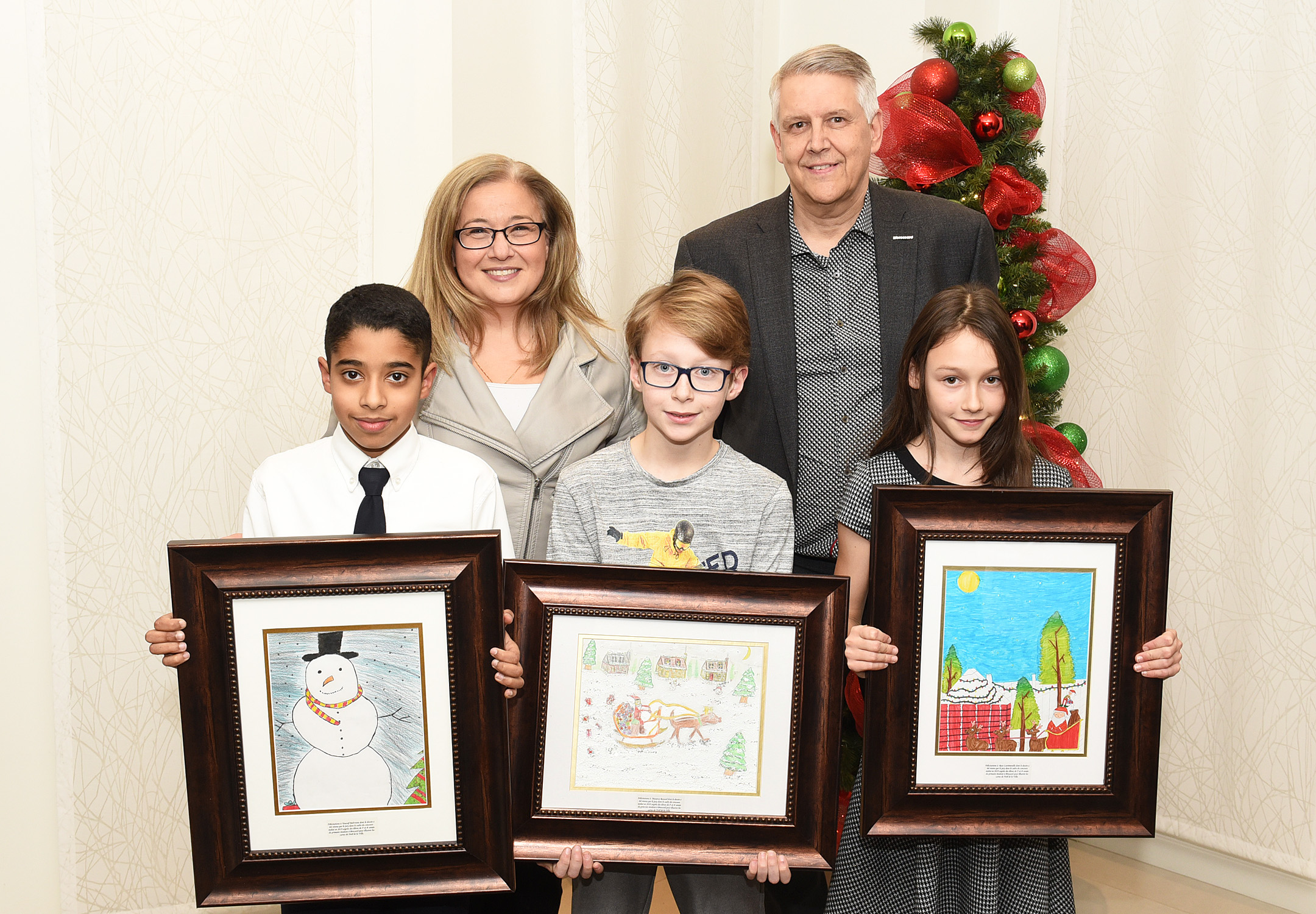 Cartes de Noël de Brossard: les œuvres de trois artistes du primaire à l’honneur