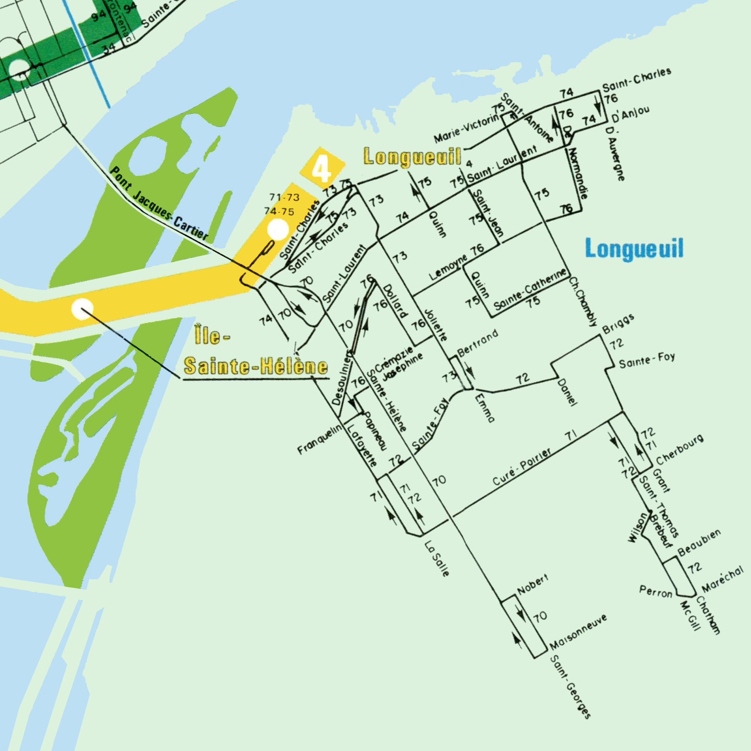 Quand les autobus de Montréal circulaient à Longueuil