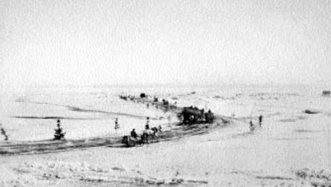 C&rsquo;était hier: un commerçant passe la nuit à geler sur le fleuve