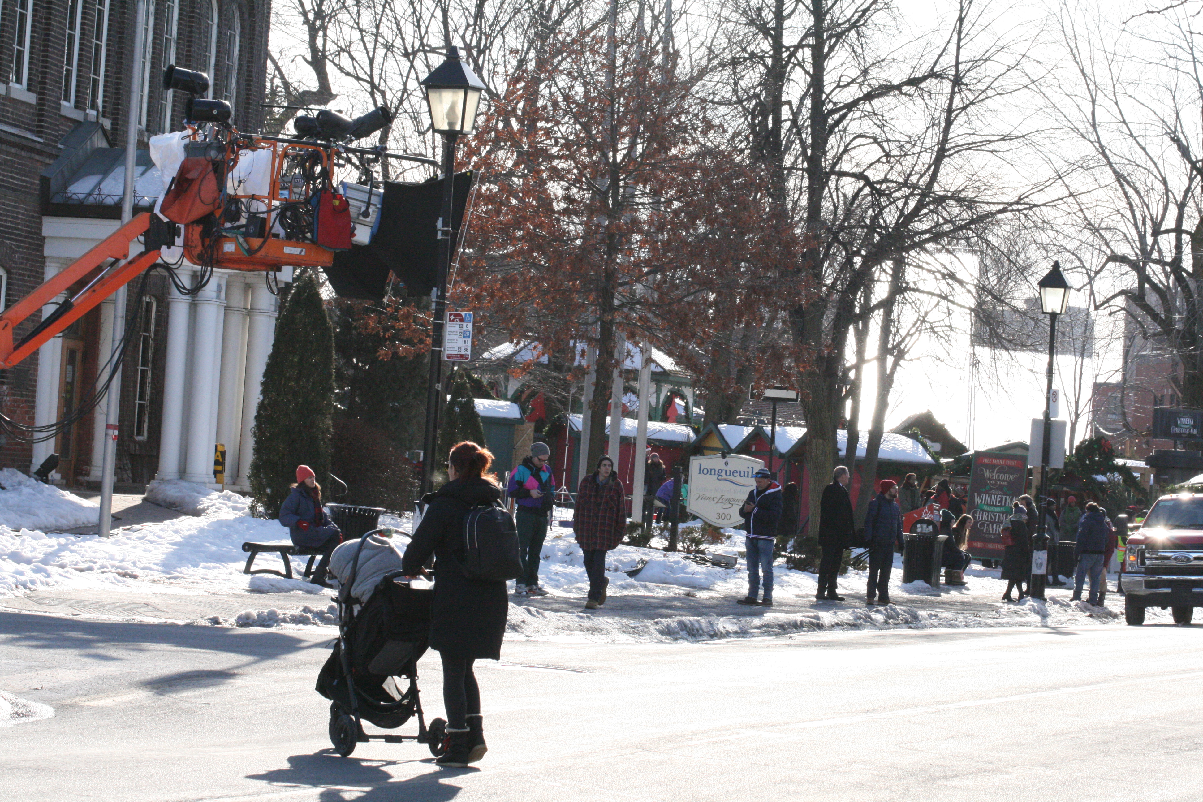 Maman, j&rsquo;ai raté l&rsquo;avion: jour de tournage sur la rue Saint-Charles