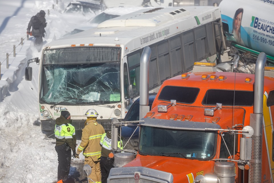 Carambolage à La Prairie: près de 70 blessés, deux personnes entre la vie et la mort