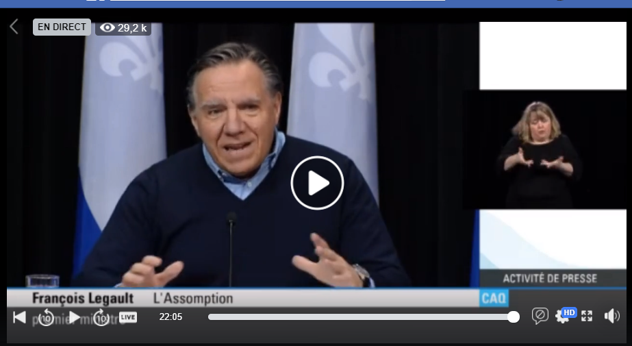 COVID-19 : Legault veut choyer davantage les préposés aux bénéficiaires