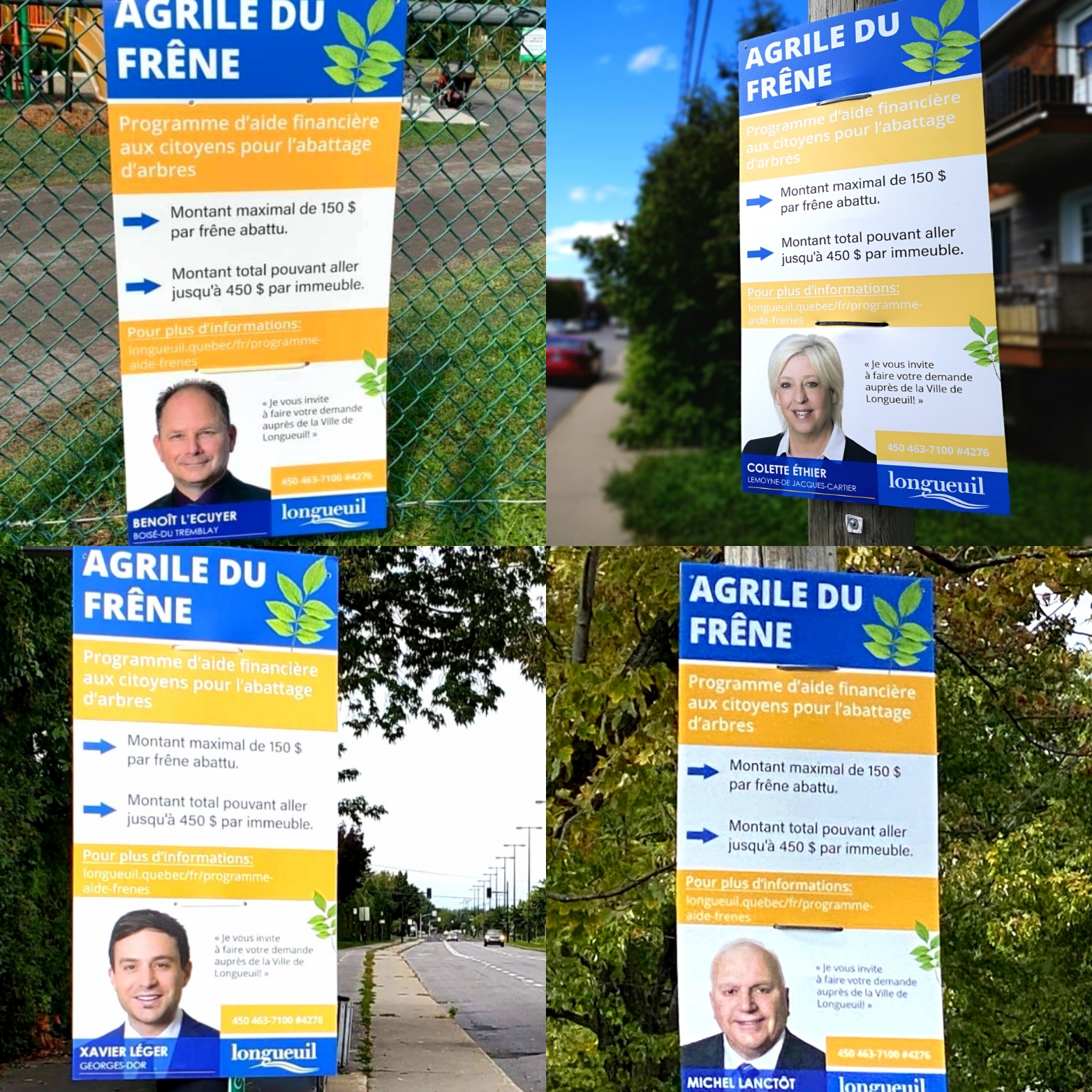 Campagne d’information par des élus de l’opposition: des affiches sitôt installées, sitôt retirées