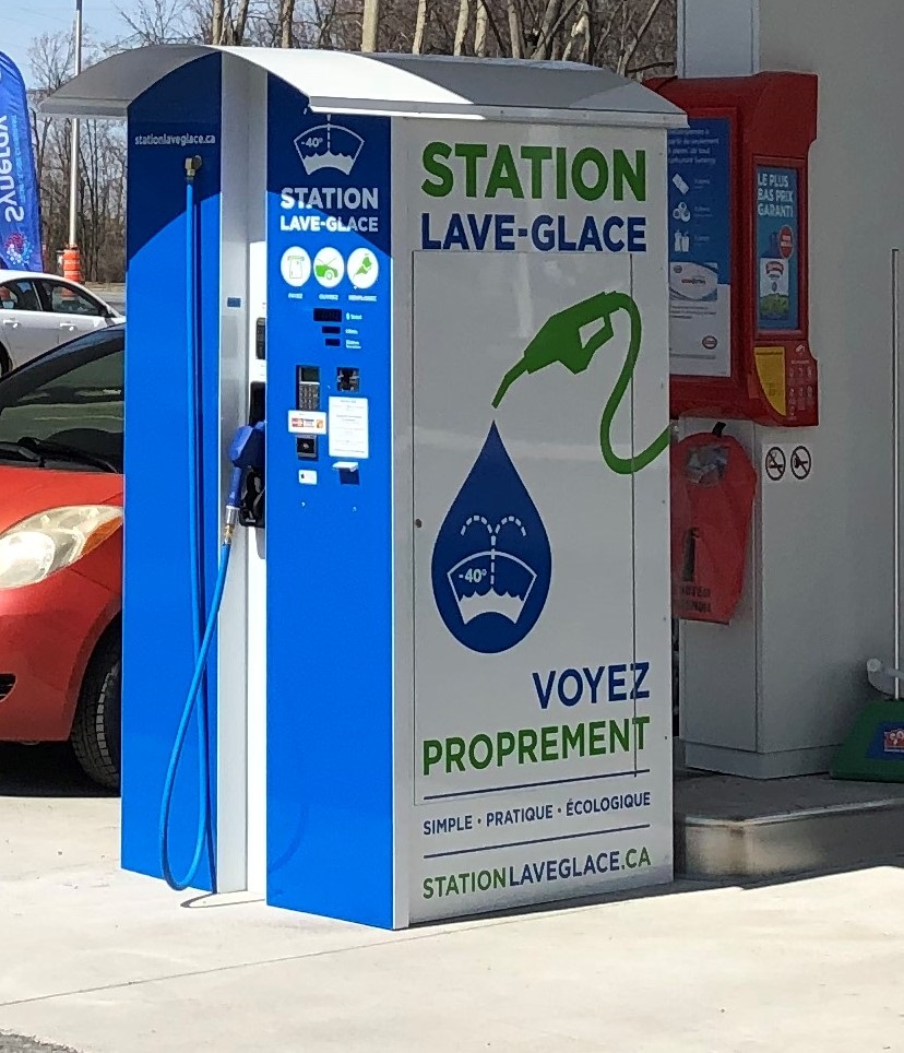Une station de remplissage de lave-glace bientôt disponible à Saint-Lambert