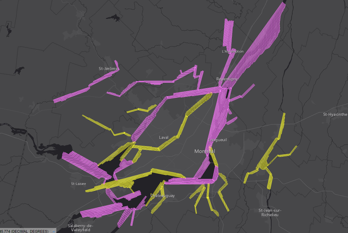 Un avion scrute les cours d&rsquo;eau avec des lasers