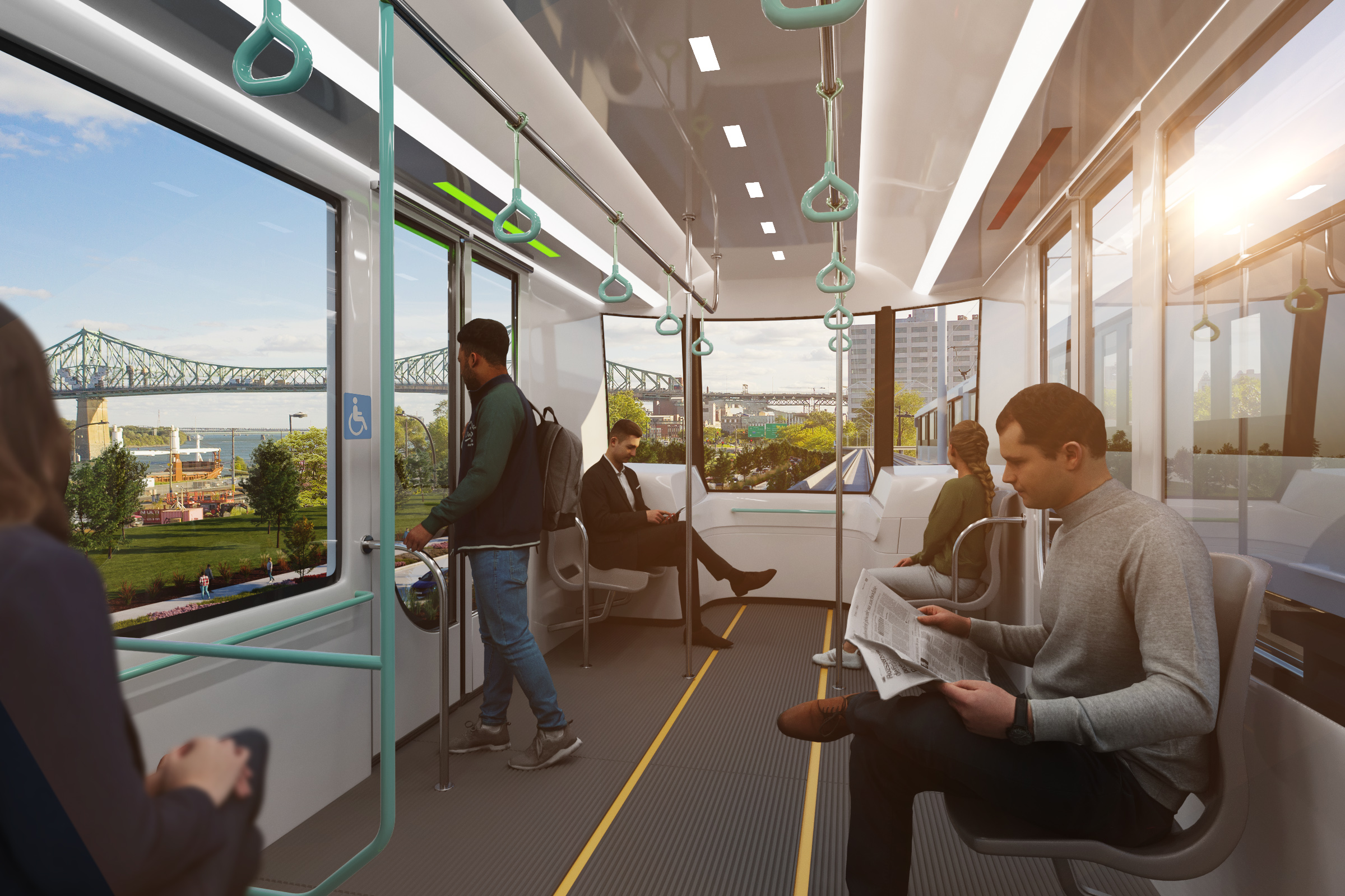 PHOTOS ET VIDÉO – Le REM sera prolongé sur 32 km dans l&rsquo;Est de Montréal