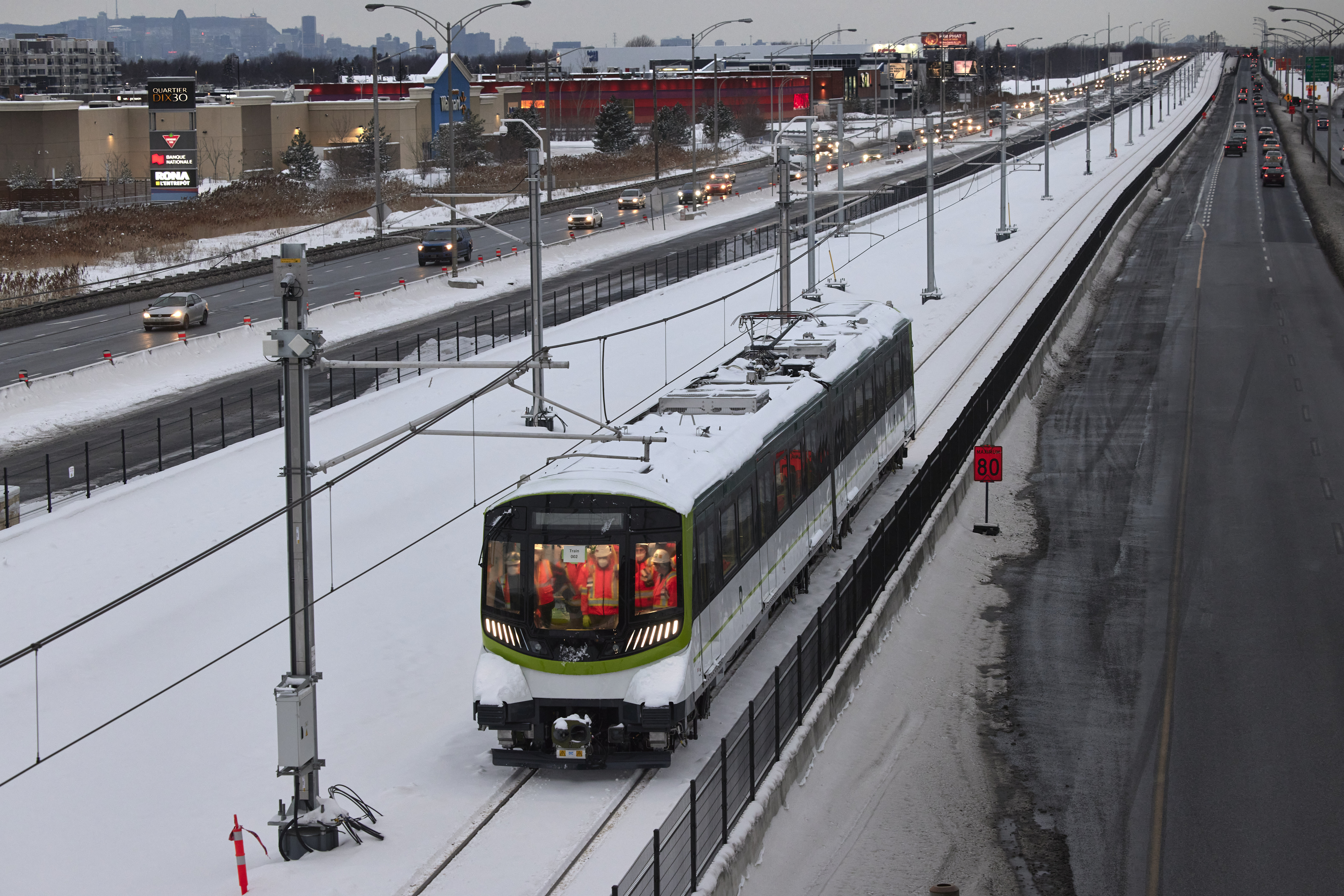 L&rsquo;idée de prolonger le REM jusqu&rsquo;à Châteauguay fait son chemin