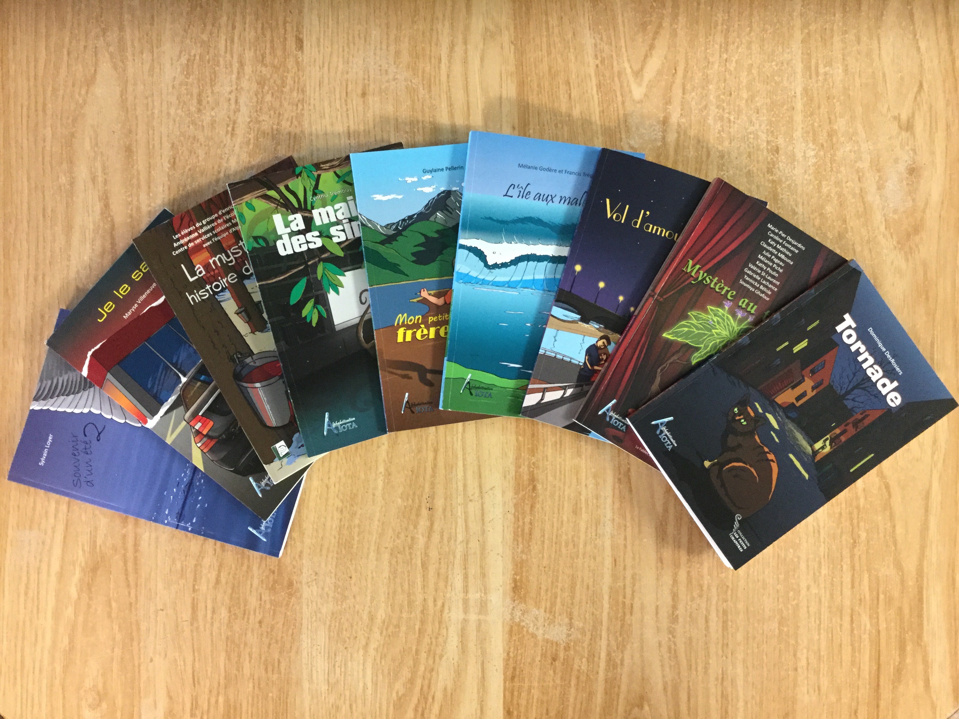 Alphabétisation Iota lance 9 nouveaux romans