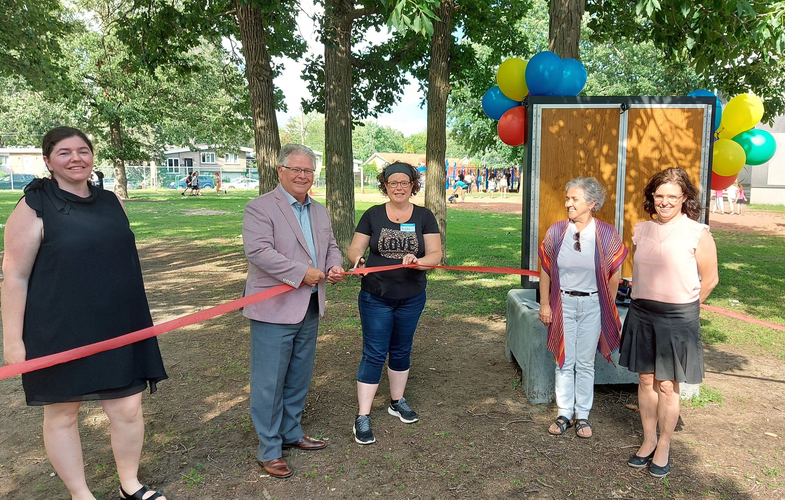 L’école primaire Pierre-d’Iberville inaugure sa classe extérieure