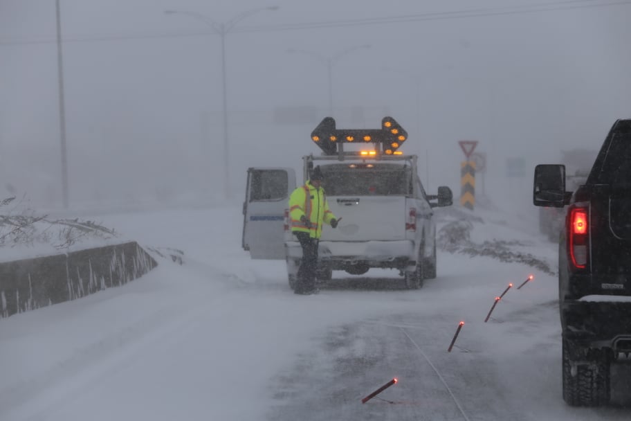 L&rsquo;autoroute 15 fermée dans les deux sens à La Prairie