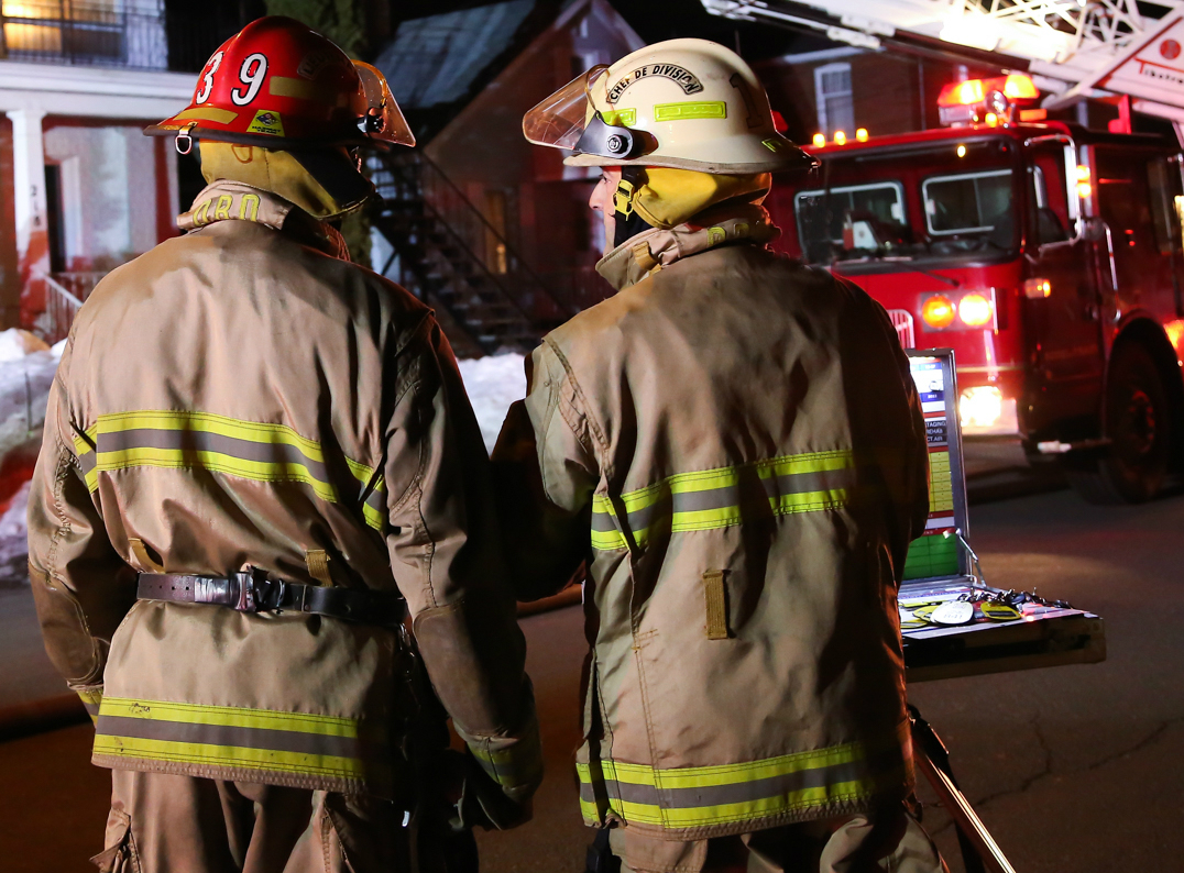 Moins d’accidents et peu de cas de COVID pour les pompiers de Longueuil