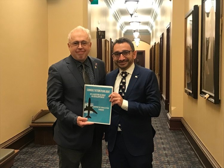 Aéroport de Saint-Hubert : Denis Trudel exprime ses doléances au ministre des Transports