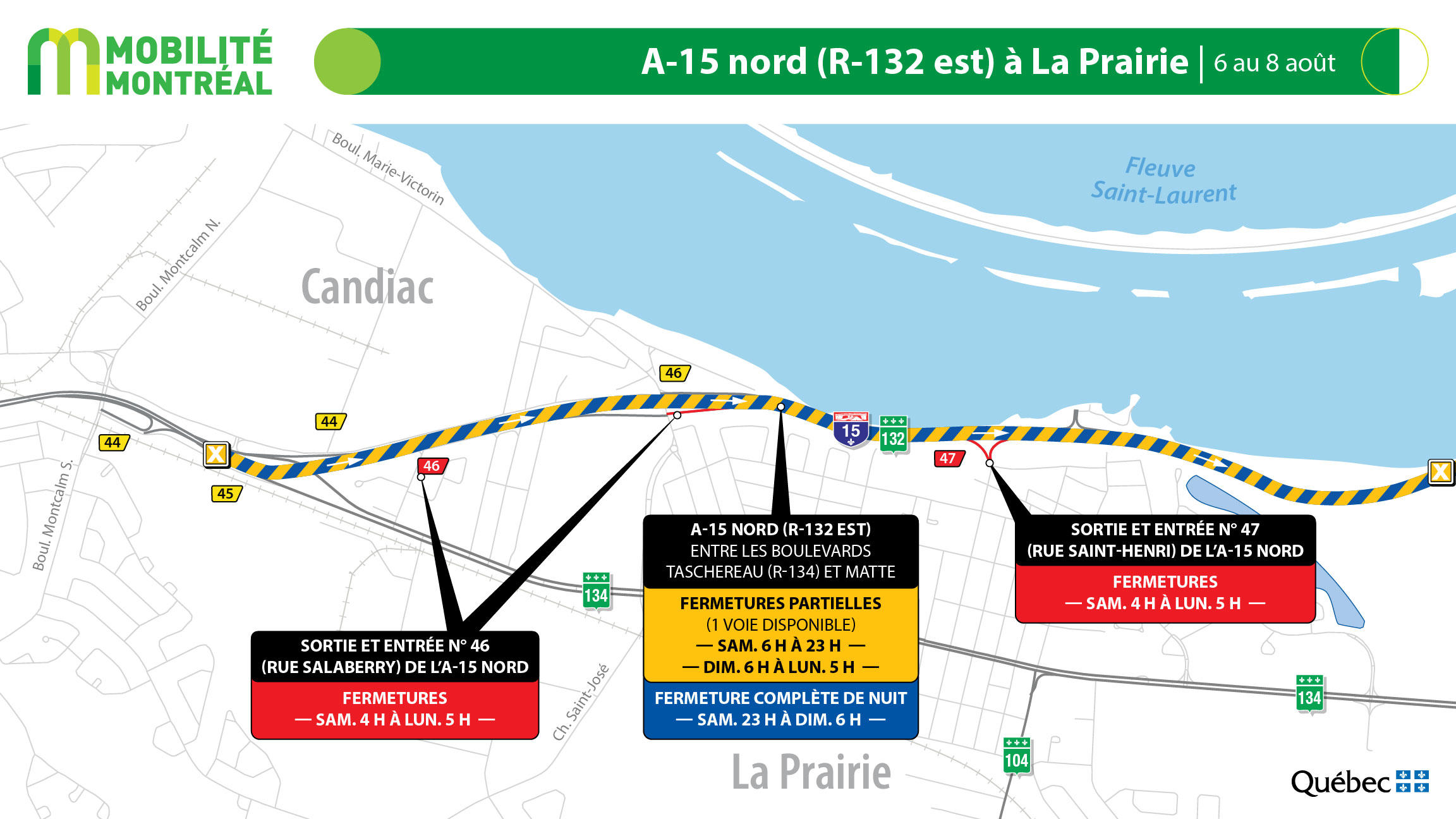 Entraves sur le réseau autoroutier en fin de semaine