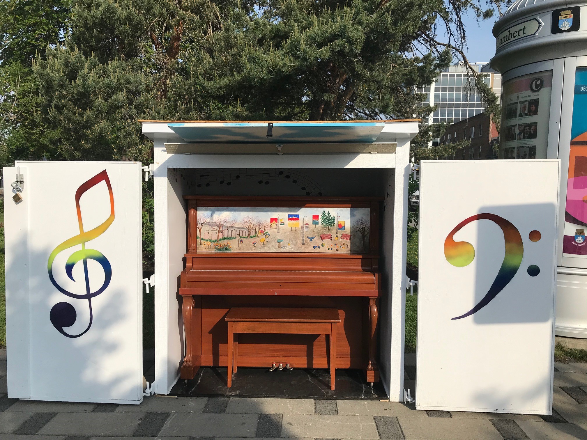 Le piano public fait son retour au parc Gordon de Saint-Lambert