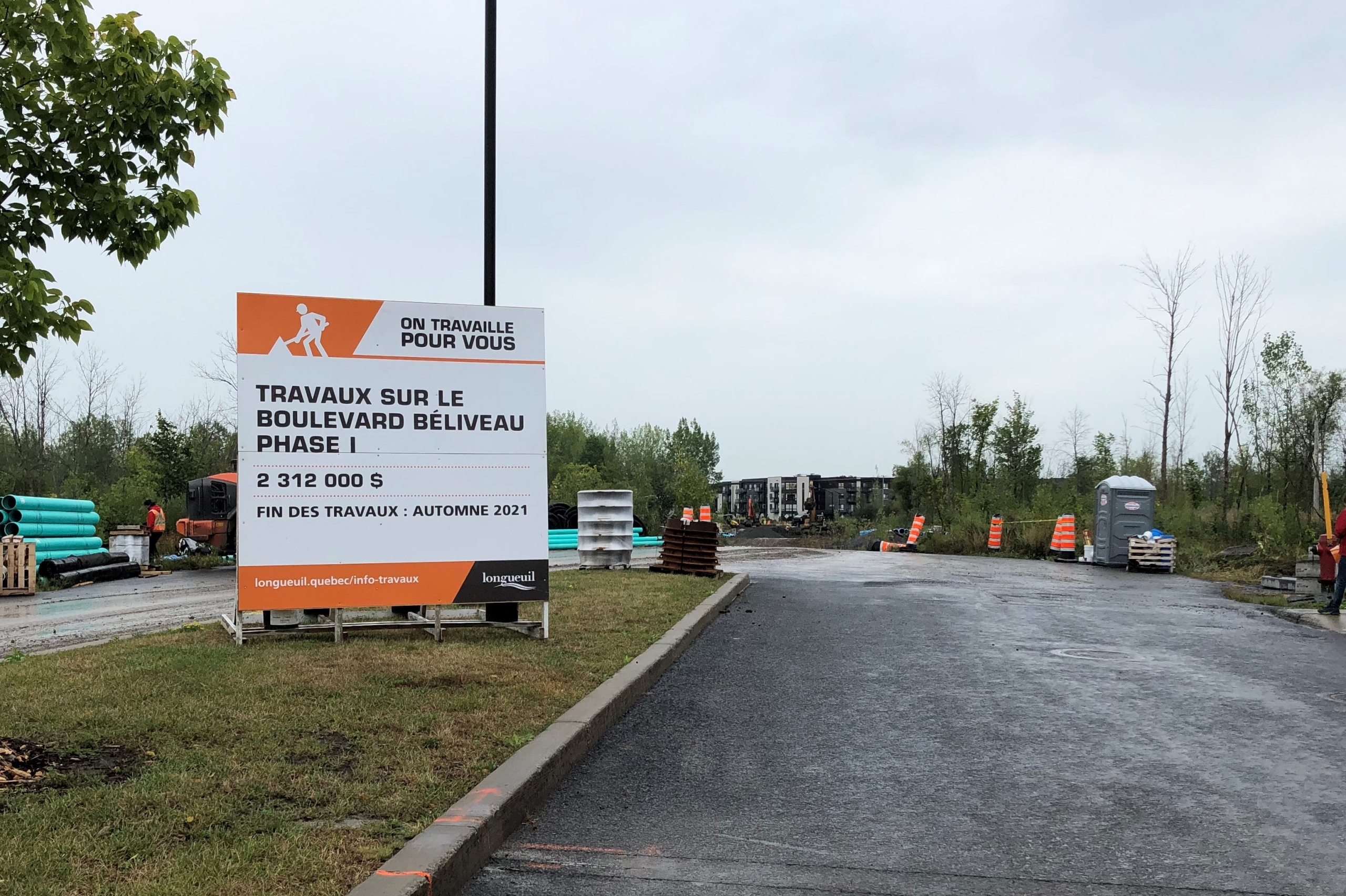 Boulevard Béliveau : la Cour supérieure ordonne un arrêt temporaire des travaux