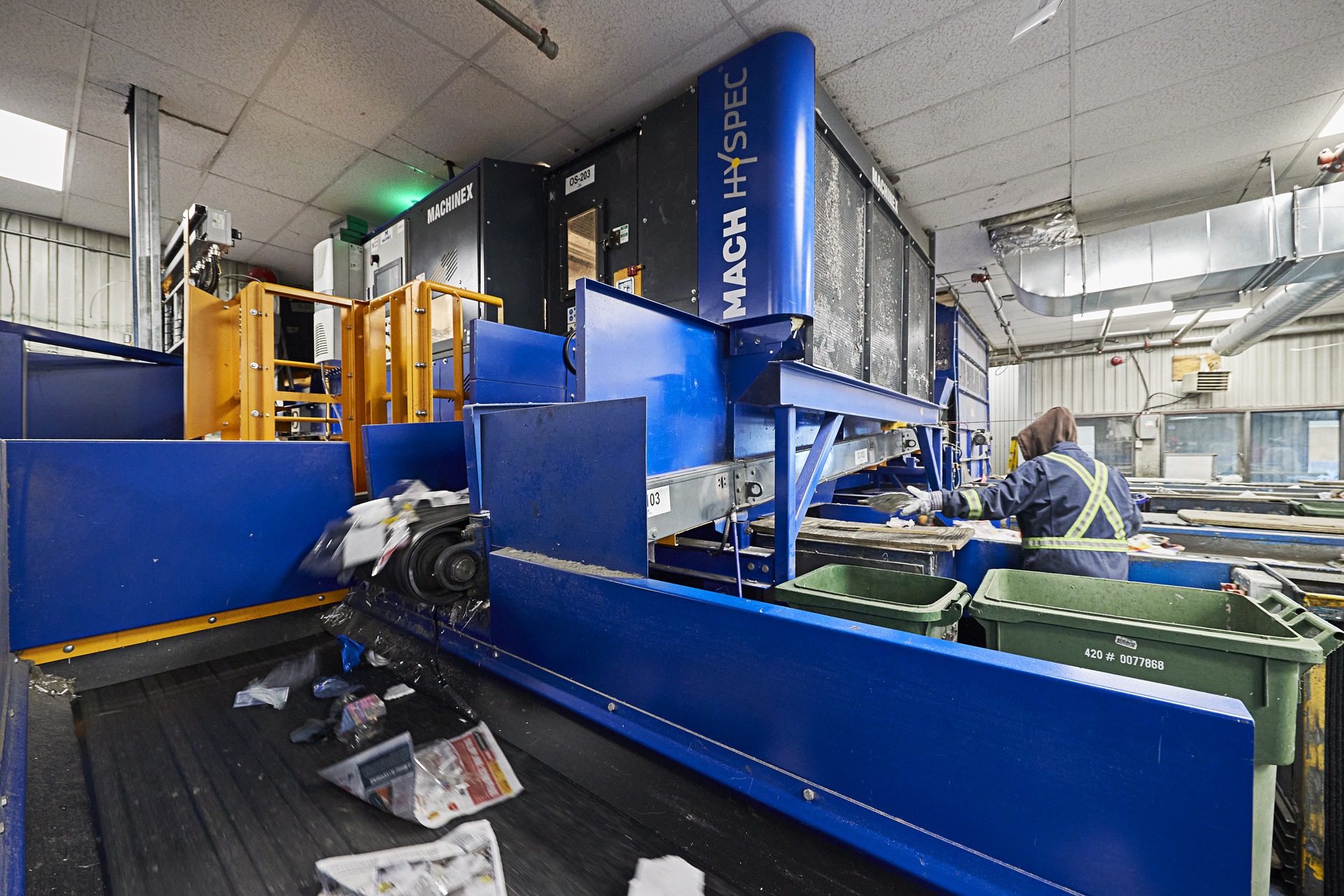 86% des matières recyclables envoyées au centre de tri de Saint-Hubert sont revalorisées