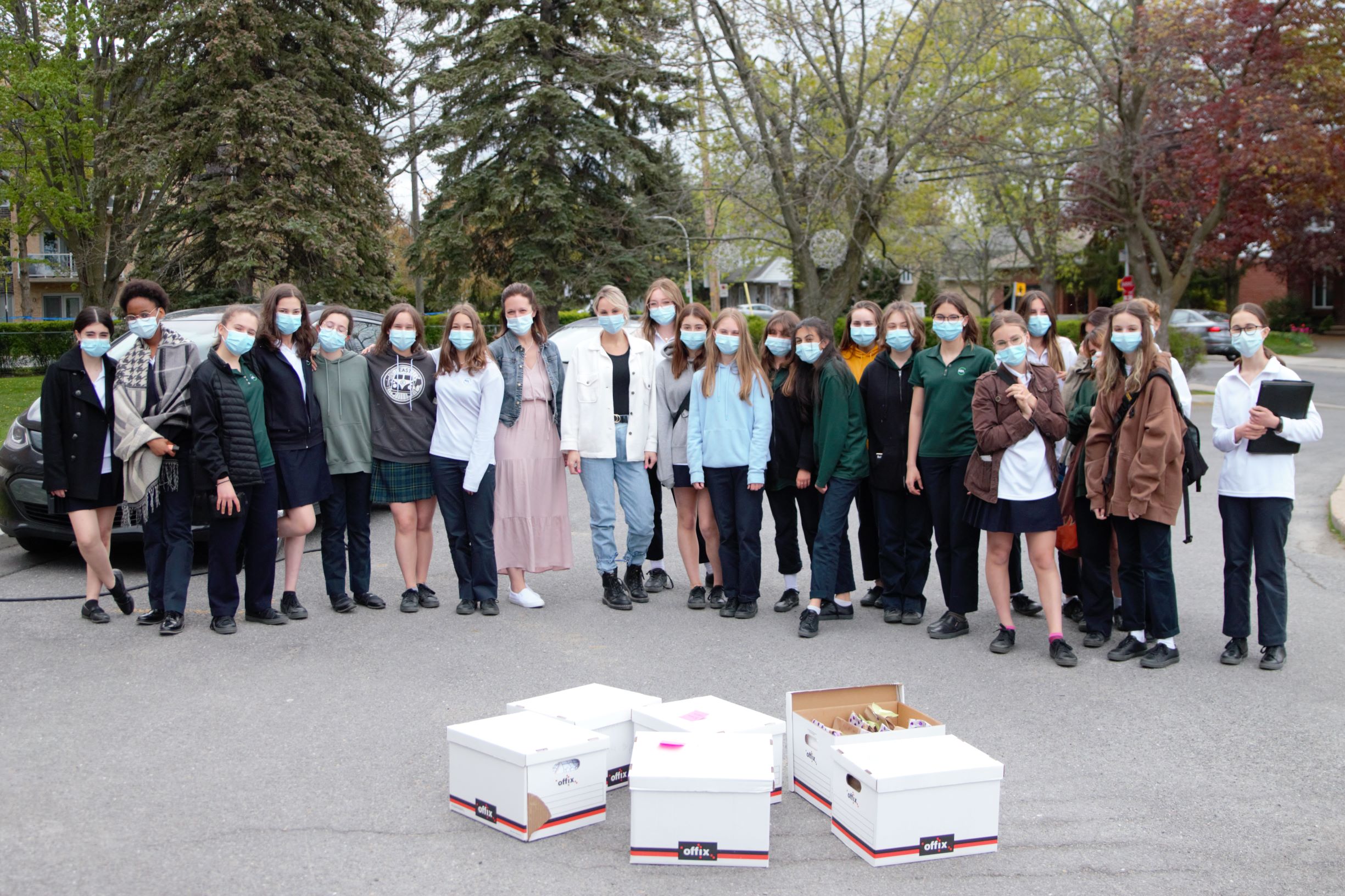 Des &eacute;tudiants de Notre-Dame-de-Lourdes se produisent pour un CHSLD de La Prairie