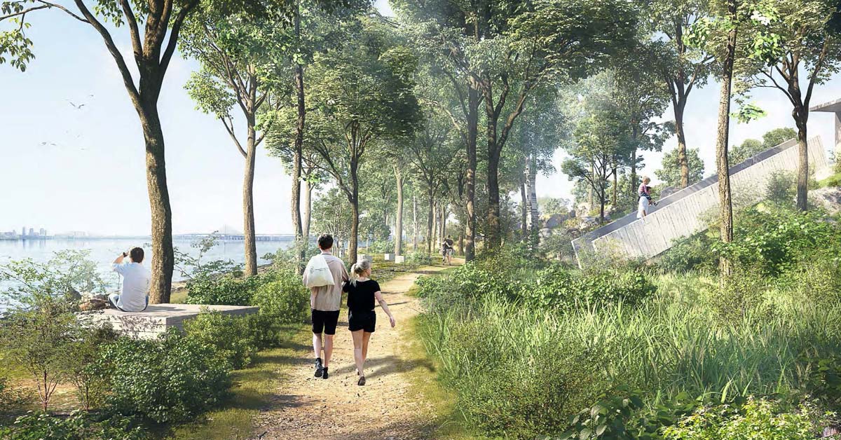 La Promenade fluviale de Sainte-Catherine à Saint-Lambert prend forme