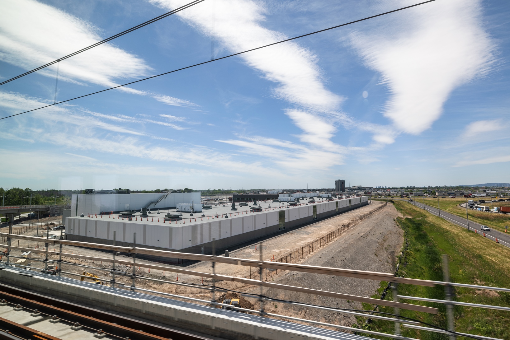 Accident de travail sur le chantier du REM à Brossard