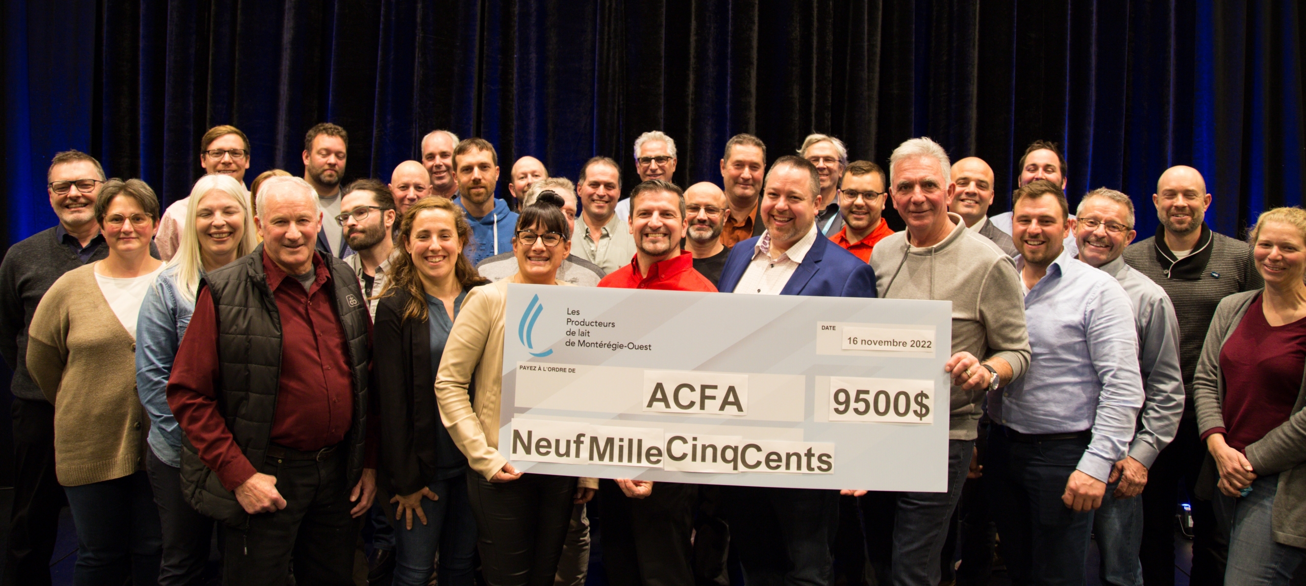 Les producteurs de lait se montrent généreux