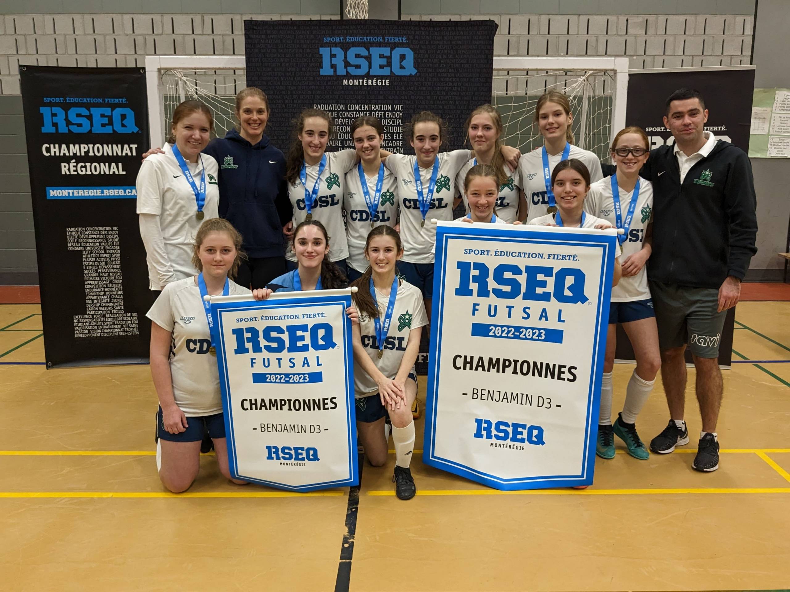 Le Collège Durocher rafle presque tout au championnat régional de futsal