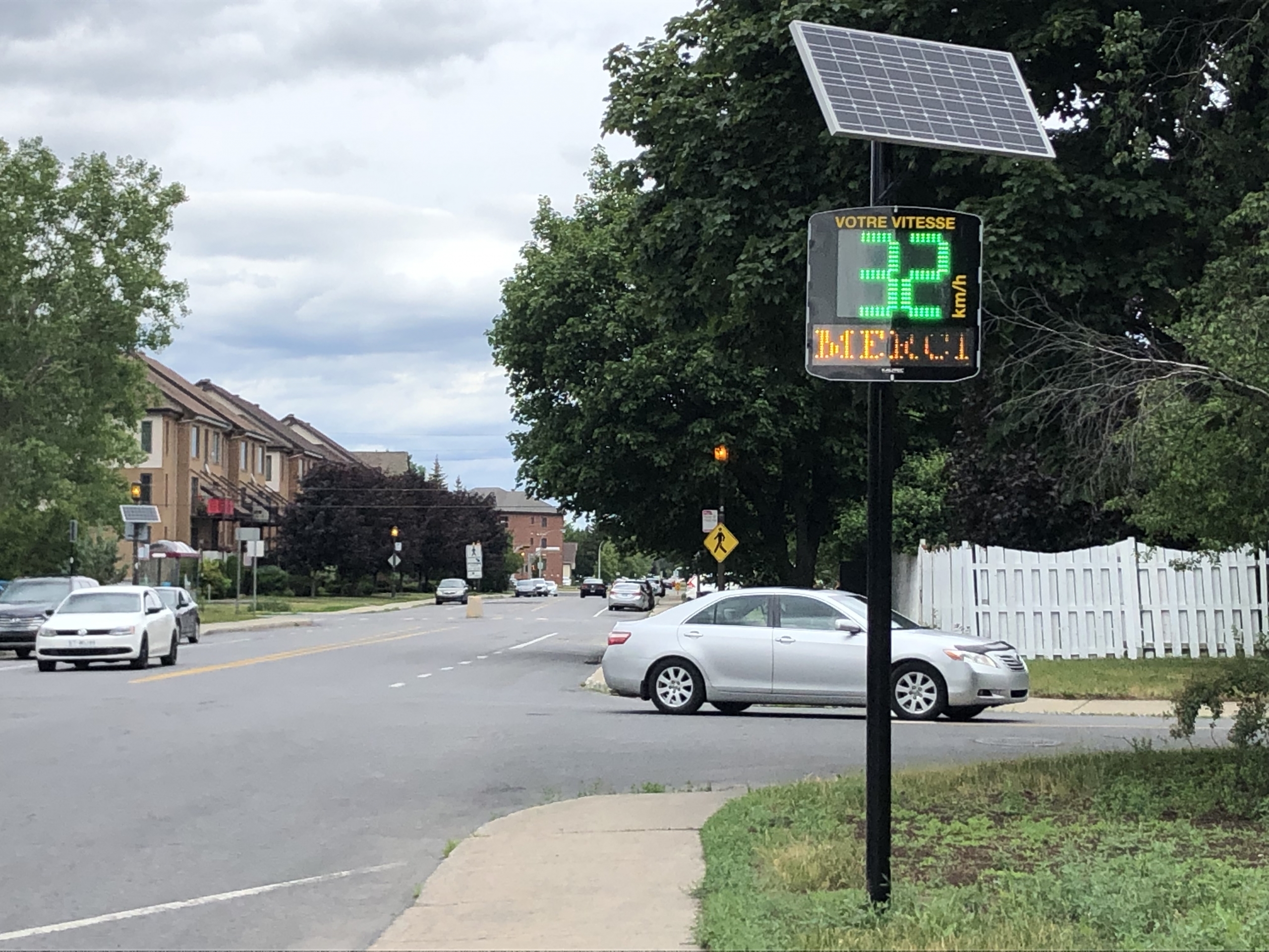 25 nouveaux afficheurs de vitesse à Brossard