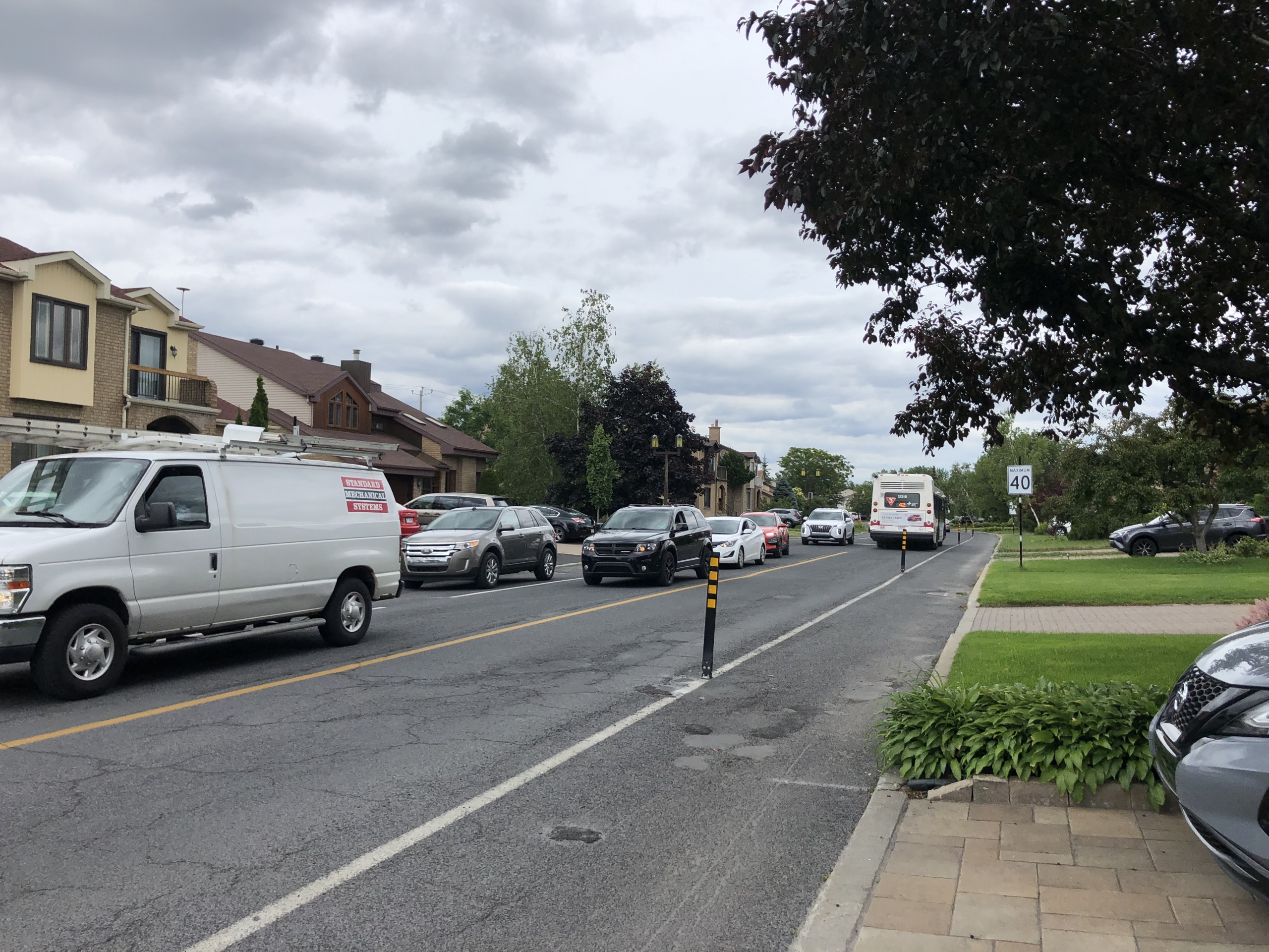 Michel Masson en a marre de la circulation sur Ovila-Hamel