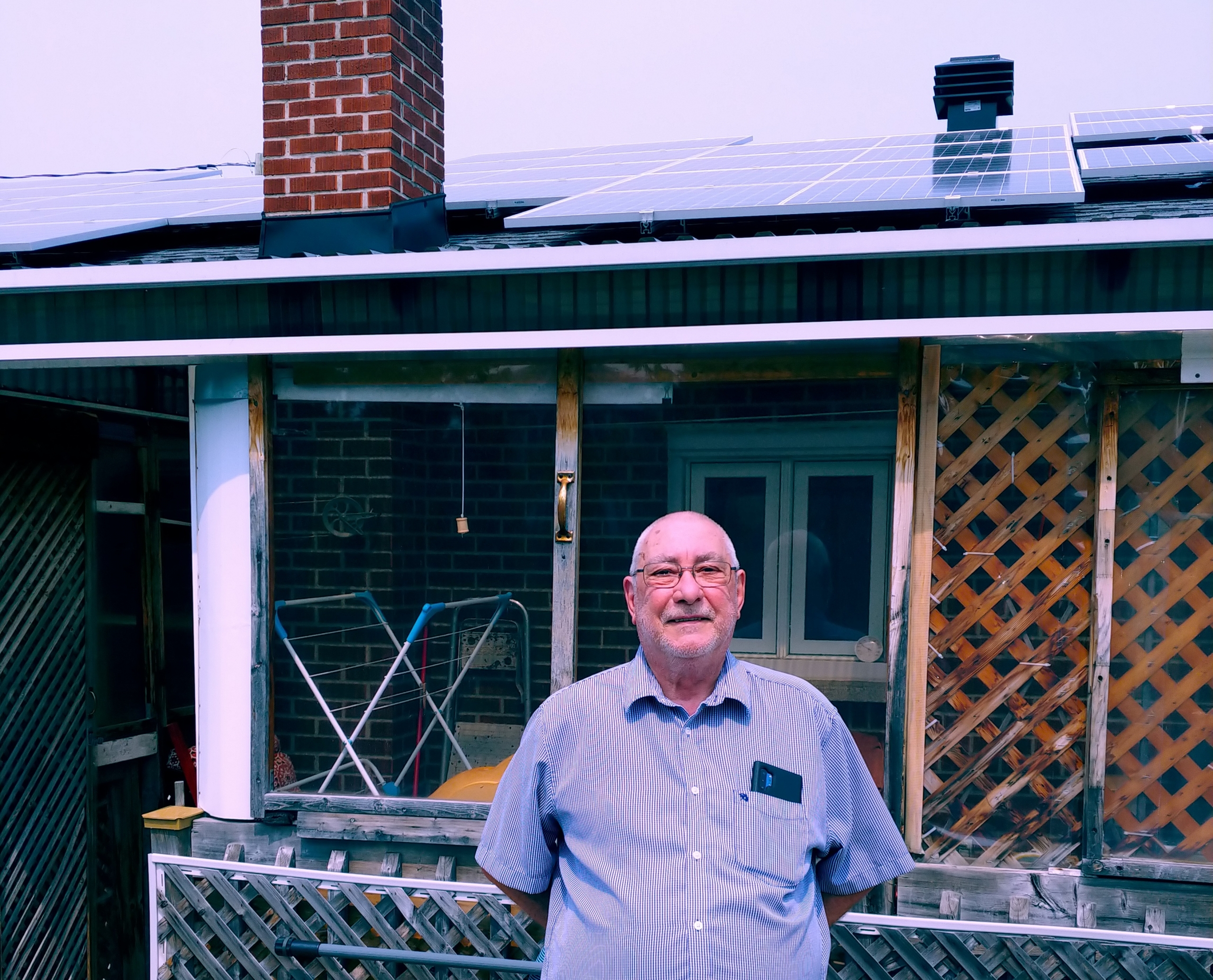 Un Longueuillois veut réduire son empreinte écologique grâce à des panneaux solaires