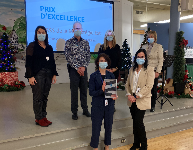 Le CISSS de la Montérégie-Est reçoit un prix provincial pour la prévention des chutes