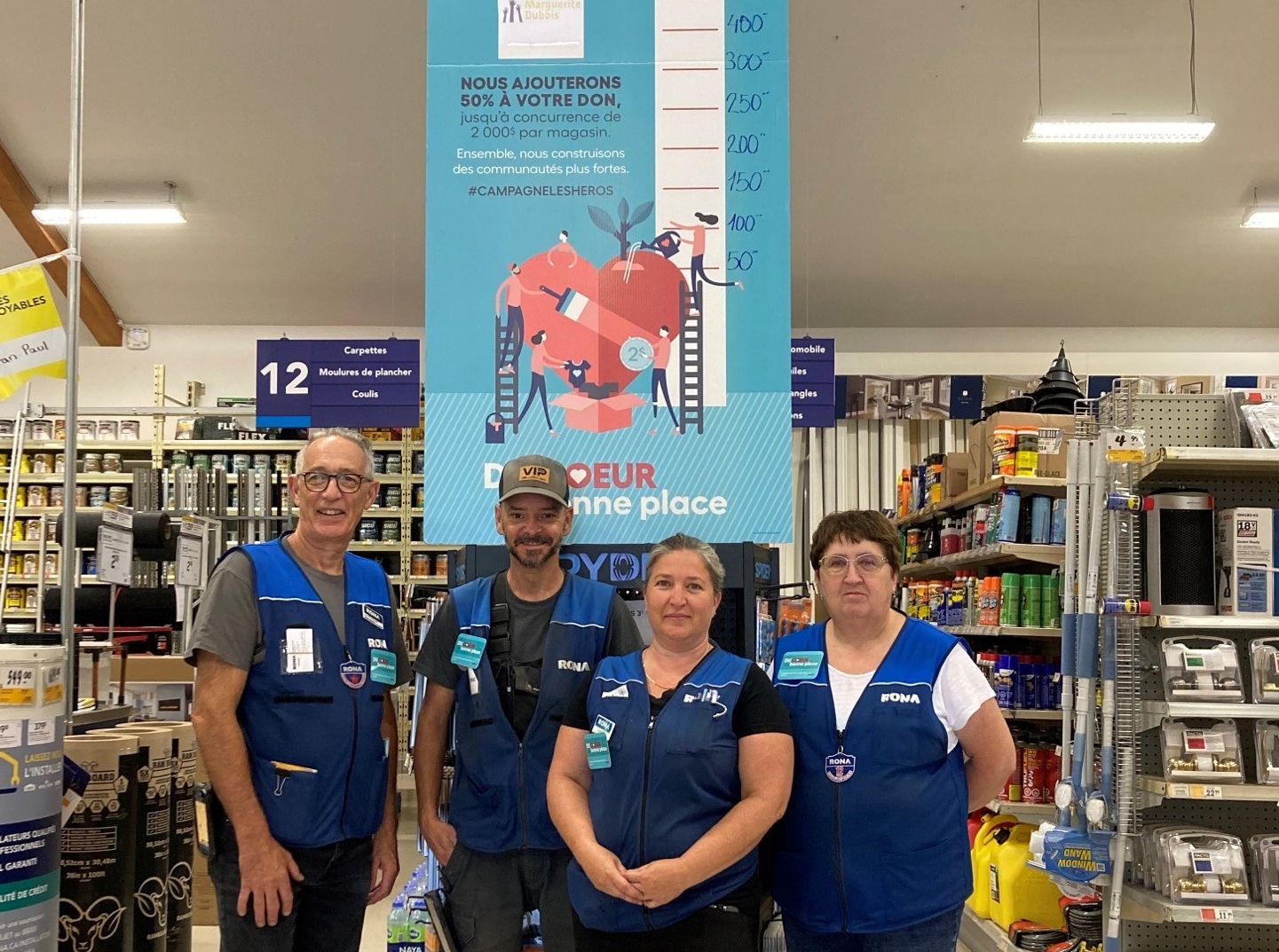 RONA et Réno-Dépôt donnent 104 000 $ à des organismes en Montérégie