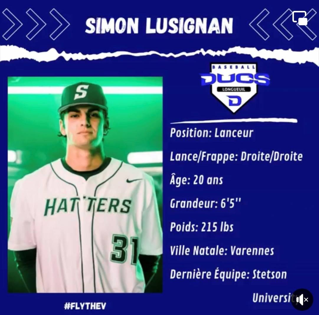 Les Ducs vont chercher un ancien lanceur des collèges américains