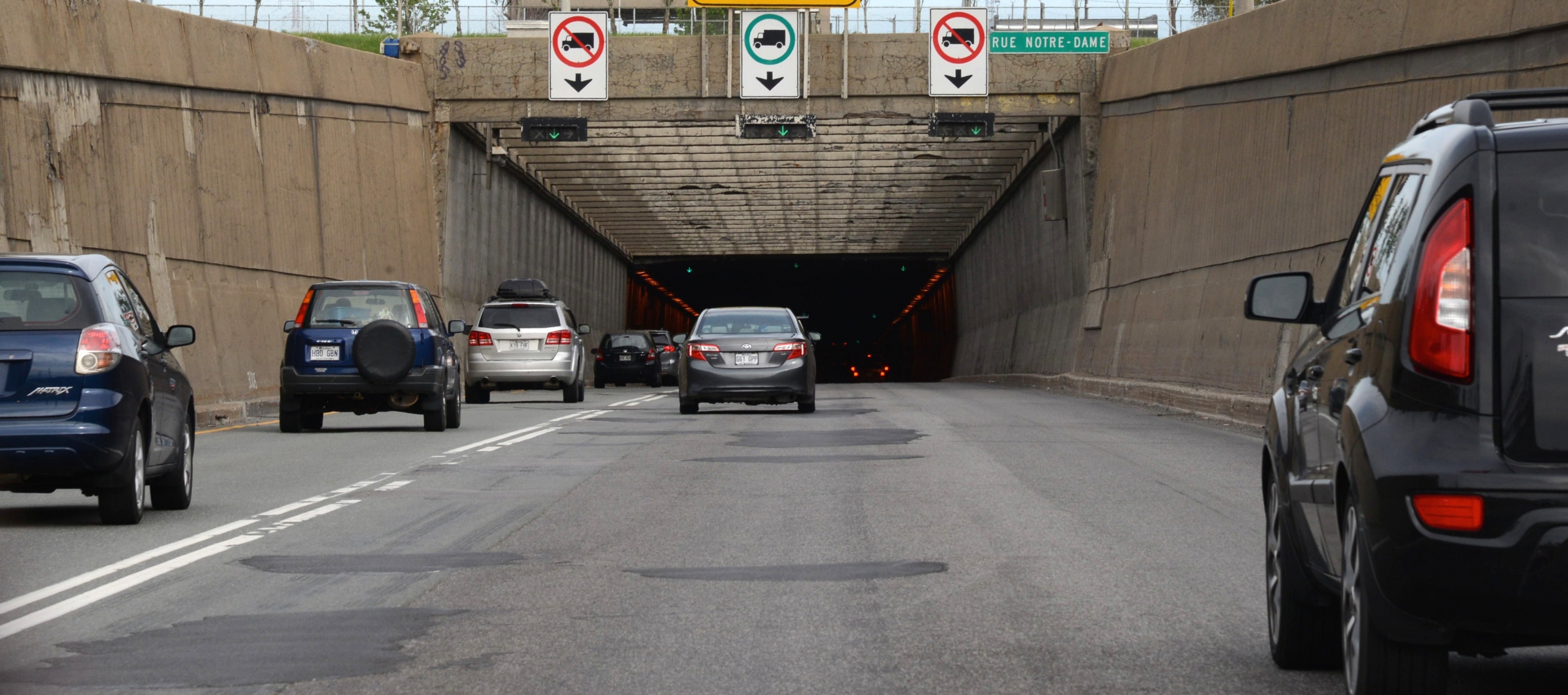 Le tunnel fermé vers la Rive-Sud en fin de semaine