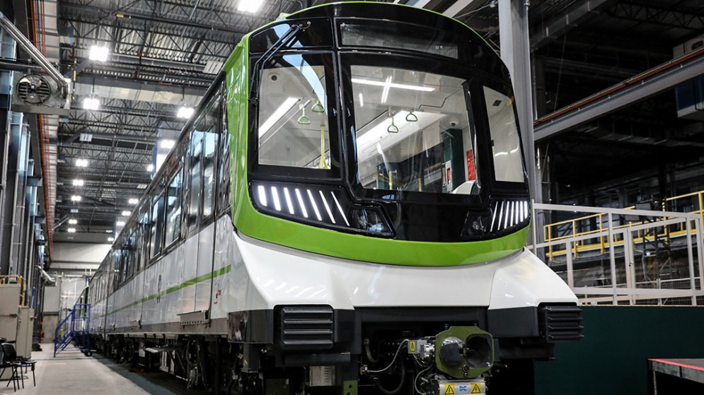 Une première voiture du REM ouverte au public