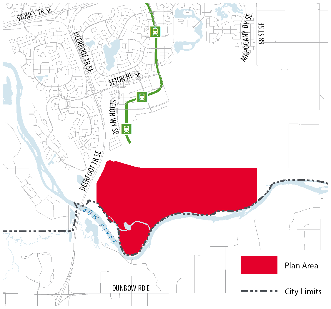 Ricardo Ranch Area Structure Pan Outline Map
