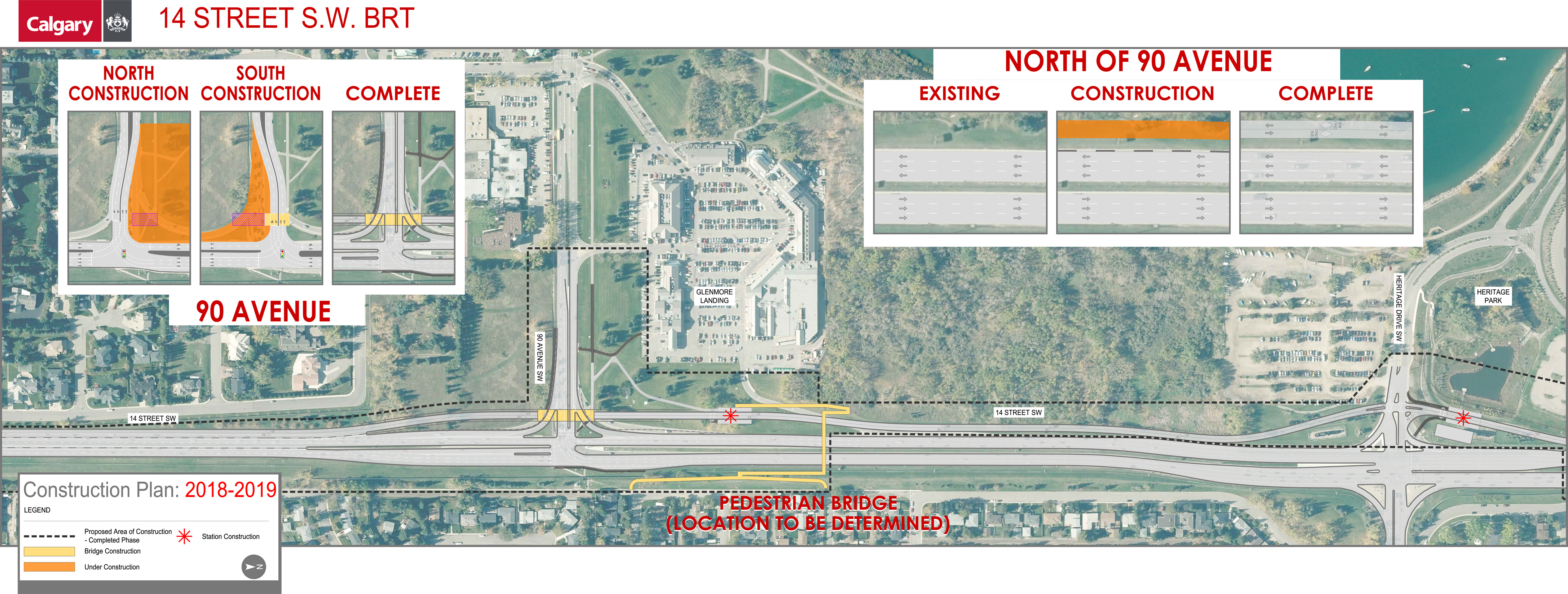 Construction Staging Southwest Bus Rapid Transit (BRT) Engage