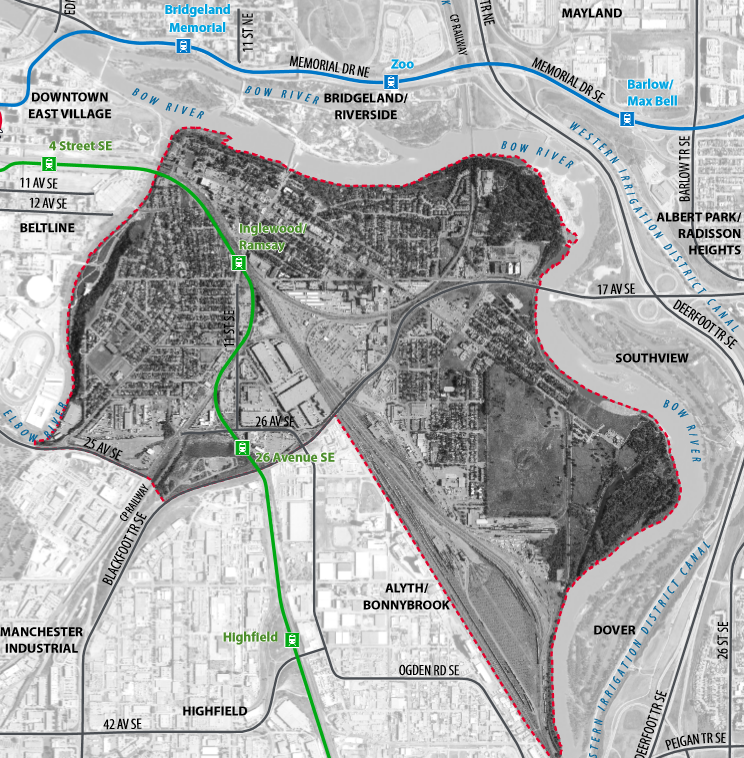 boundary area map