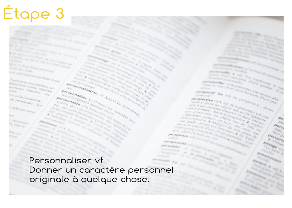personnaliser
