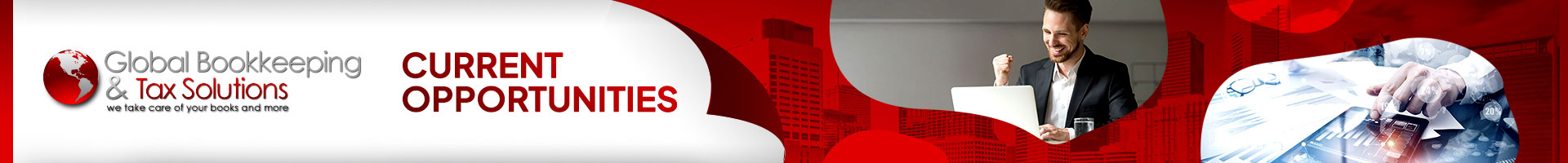 Global Bookkeeping and Tax Solutions LLC header background