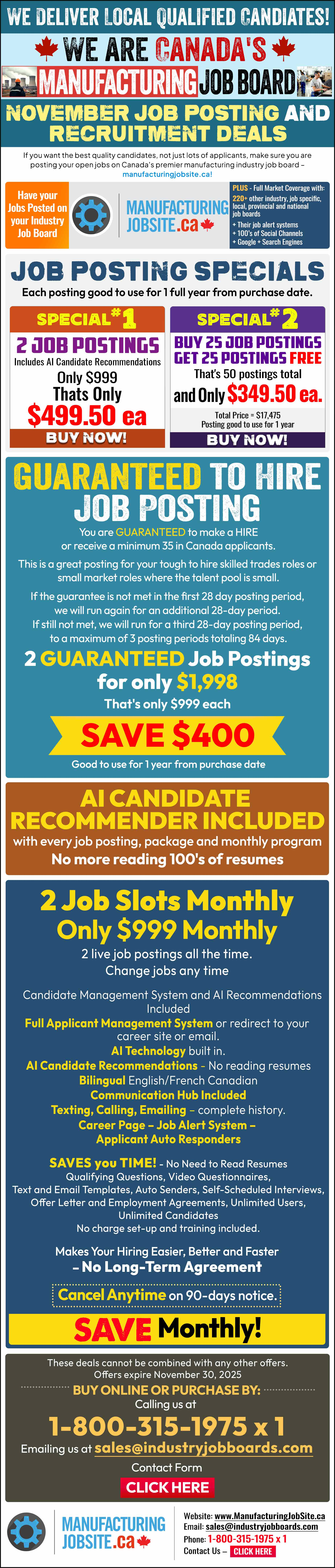 Current AgriFood Promotions