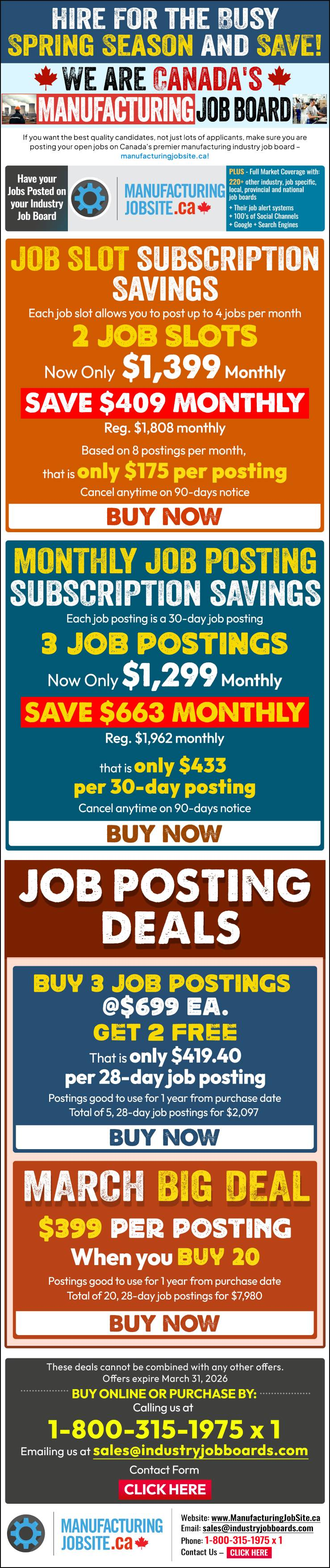 Current AgriFood Promotions