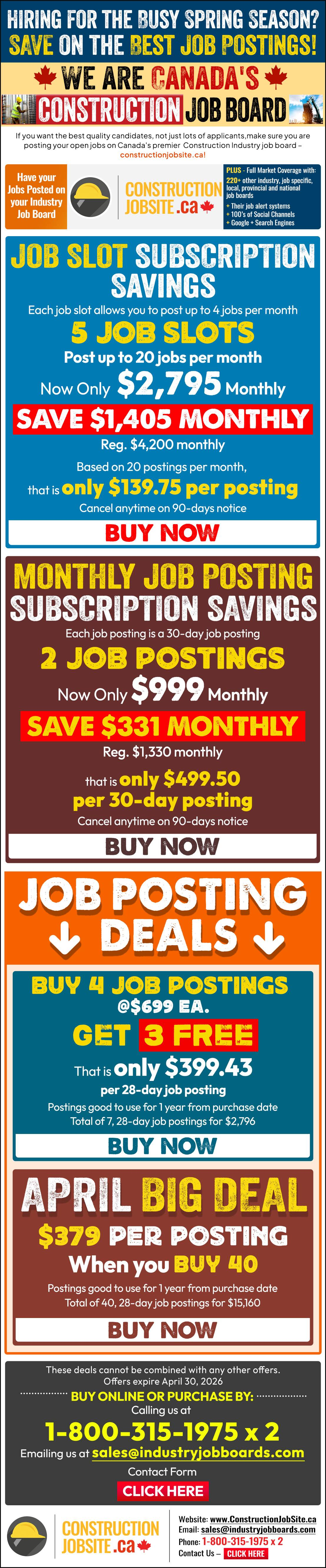 Current AgriFood Promotions