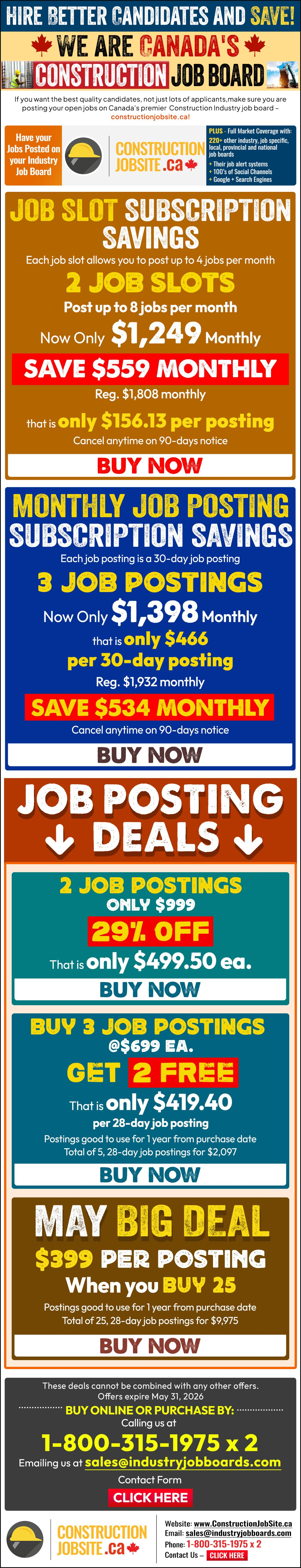 Current AgriFood Promotions
