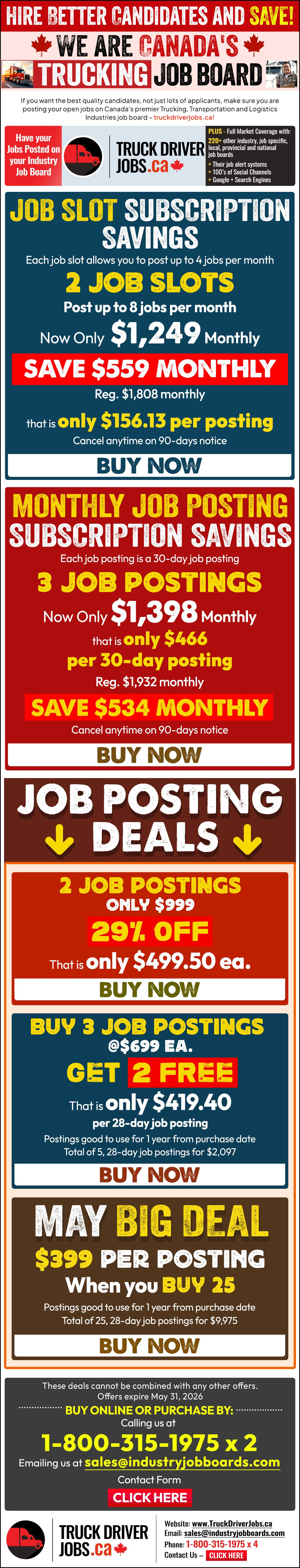Current AgriFood Promotions