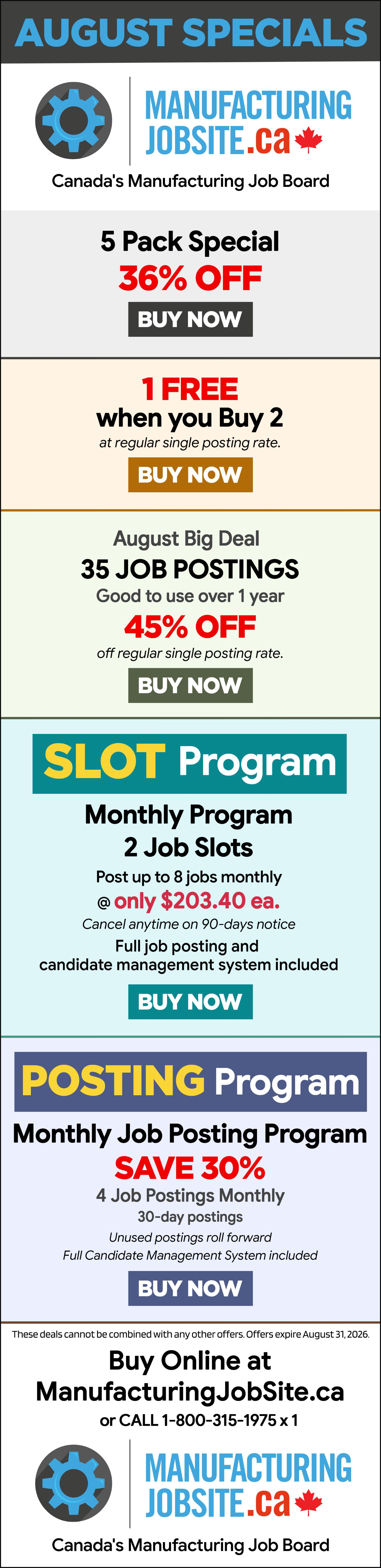 Current AgriFood Promotions