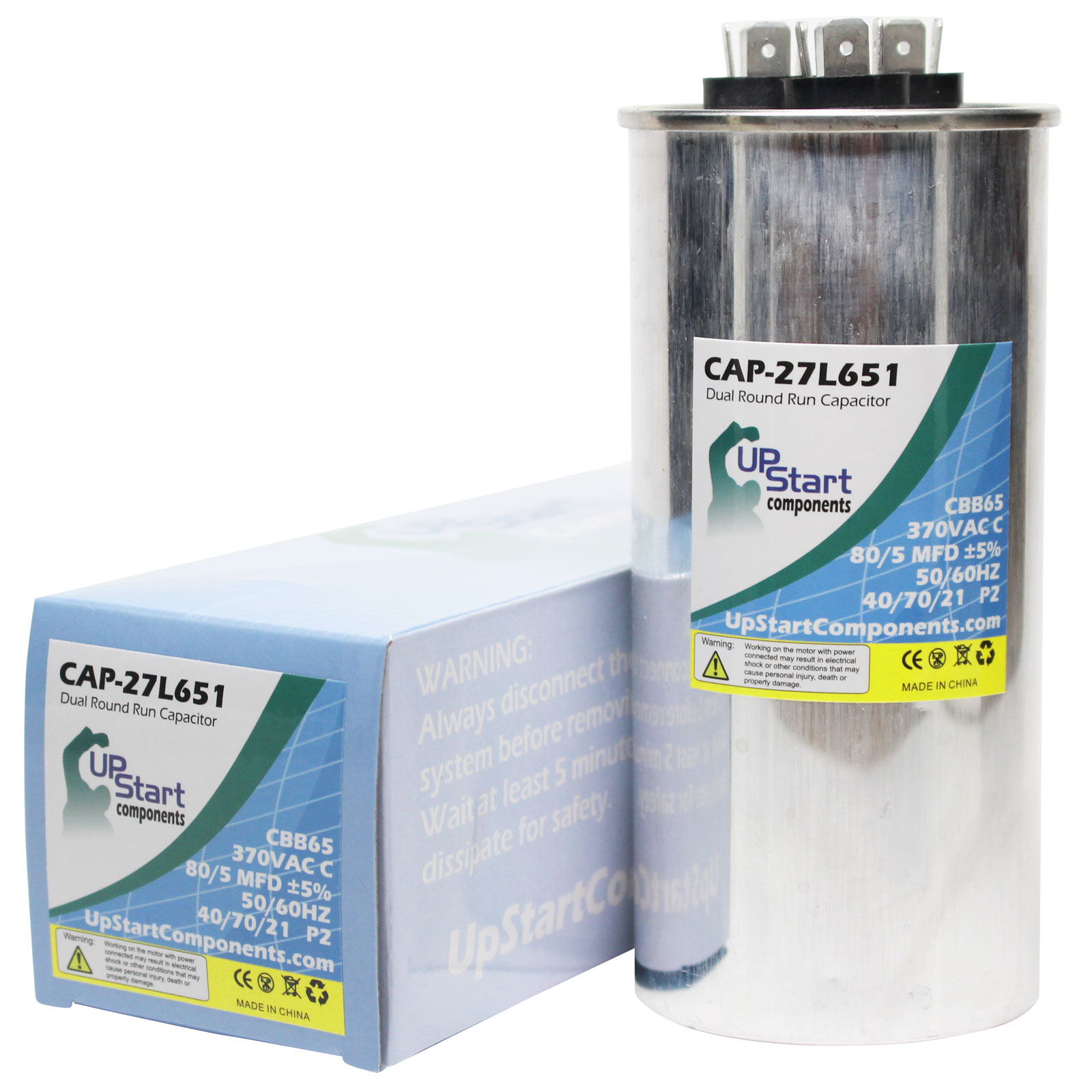3x 35//5 MFD 370 Volt Dual Round Run Capacitor for Carrier 38CKC030340 38TKB02431