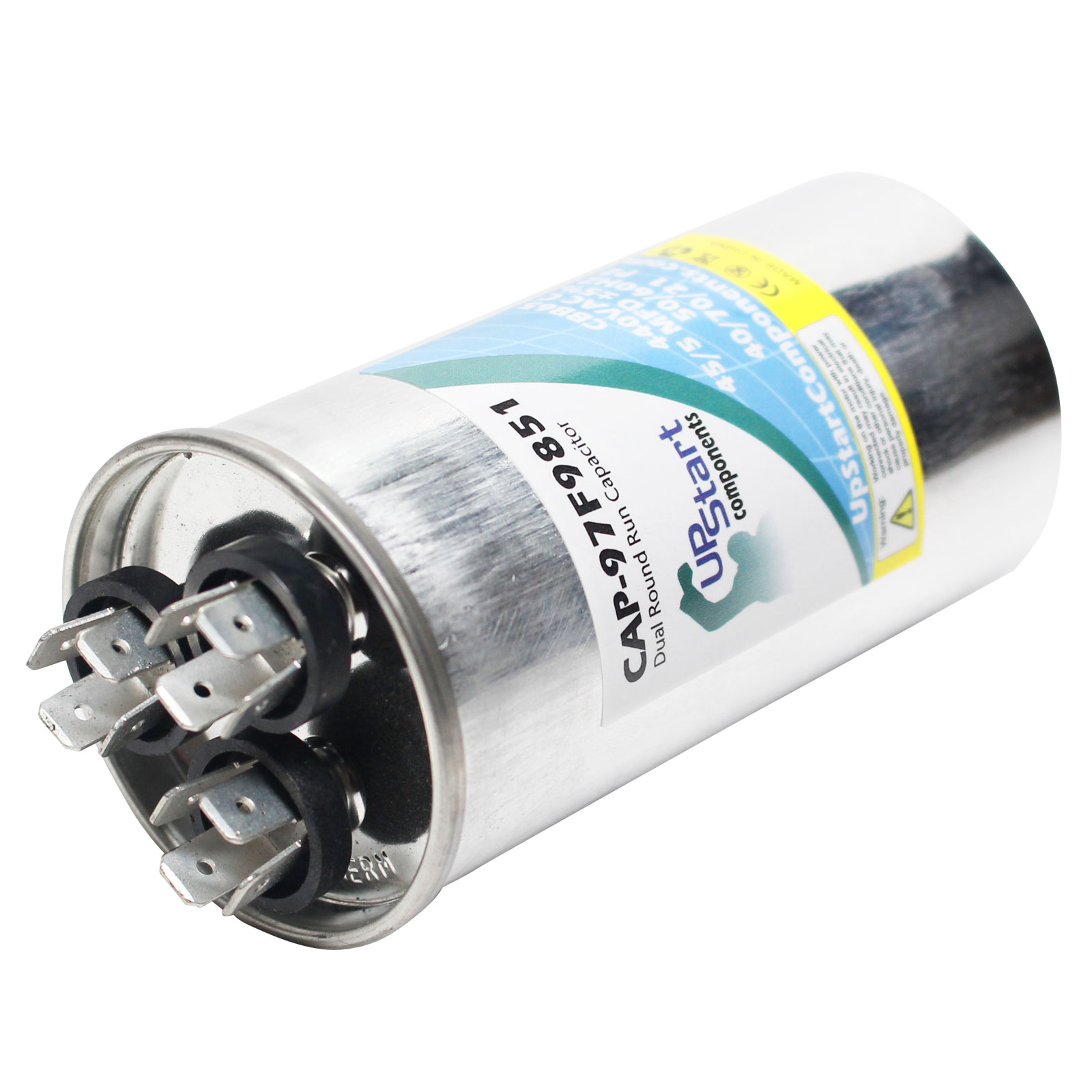 4x 45//5 MFD 440 Volt Dual Round Run Capacitor for Carrier 38tkb042300 319186-702