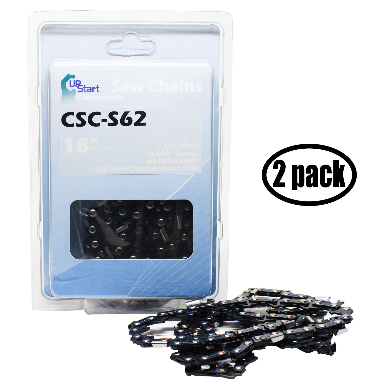 6x 16/" Semi Chisel Chainsaw Chain for Echo CS 330T 300-3//8/" 0.050/" 57 DL